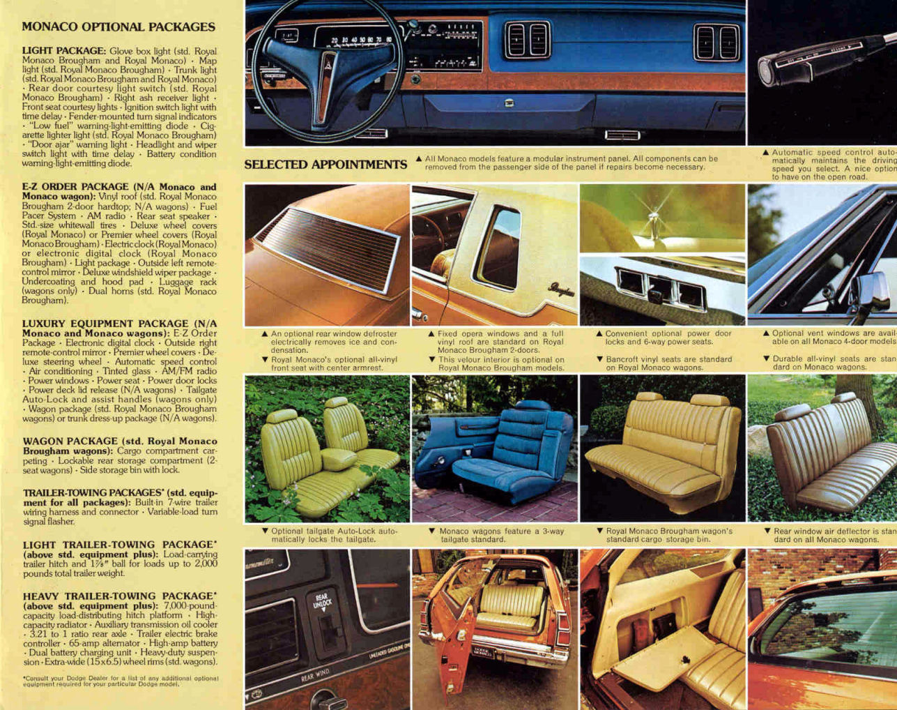 1975 Dodge Monaco Brochure Page 6